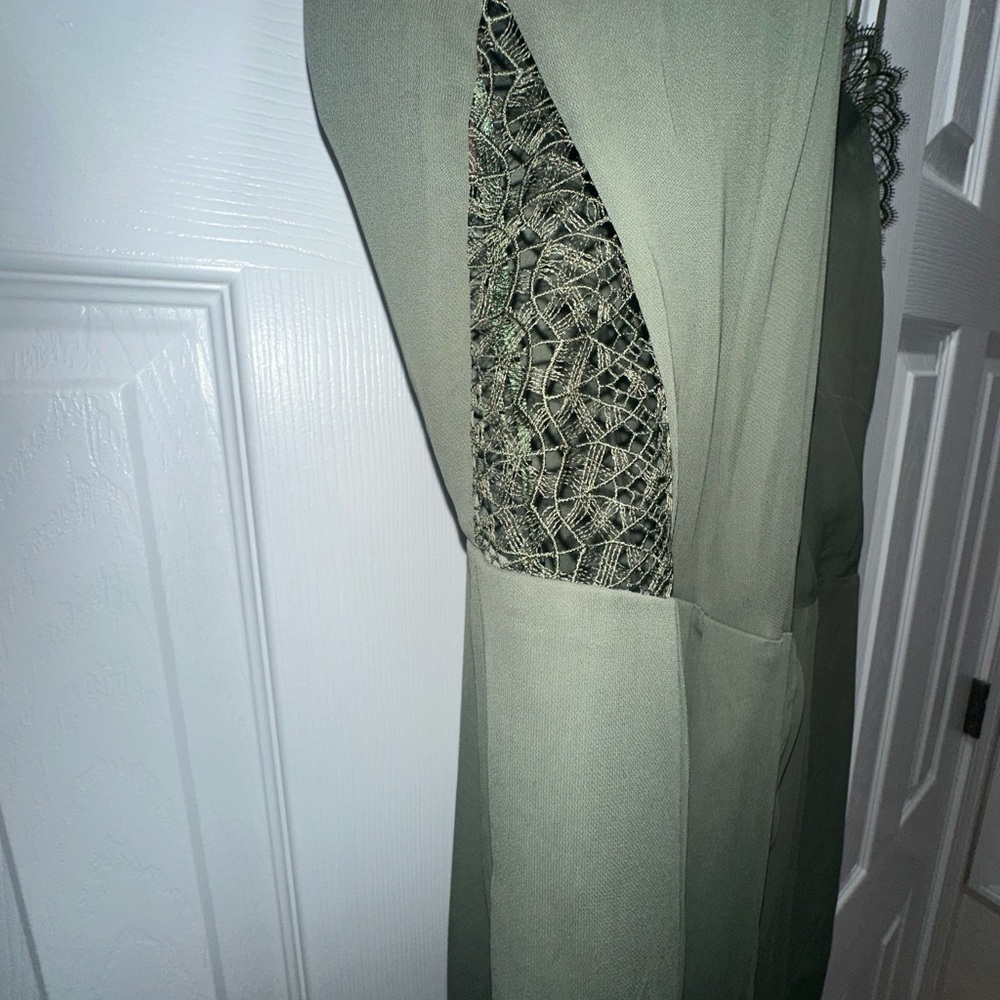 Reiss River Asymmetric Shoulder Playsuit - Picture 3 of 11